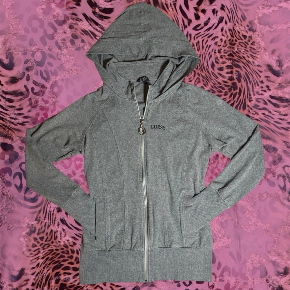 🩶guess sporty track zip up🩶